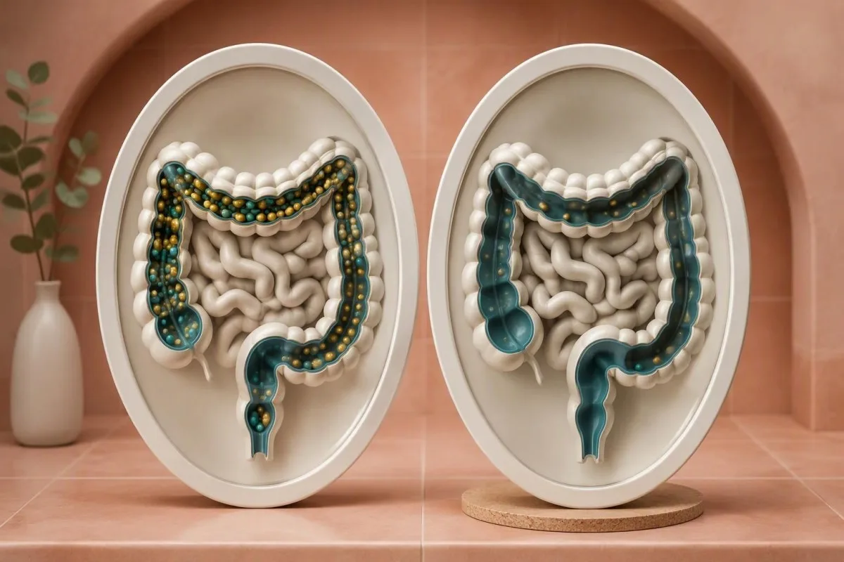 SeHCAT Test Results: Low Retention and Treatment Choices 5 SeHCAT test results comparison showing greater and lesser bile acid tracer retention in bowel models