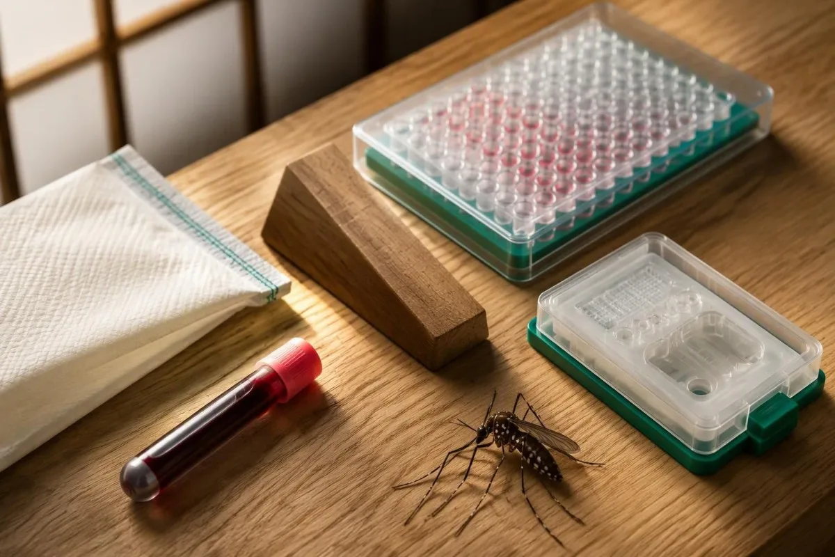 Zika Test Results: Understanding PCR, IgM and False Positives 3 Zika test results illustrated by complementary molecular and antibody testing materials